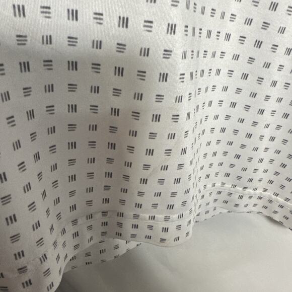 Mens Large Big And Tall Polo Shirt Callaway OptiDri White and Grey Short Sleeve - Picture 6 of 9